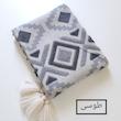 شال مبل مدل پانچدوزی کد 3 سایز 170×140 سانتیمتر