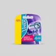 تیغ یدک ژیلت سری VENUS SWIRL مدل EXTRA SMOOTH بسته 4 عددی