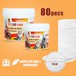 دستمال مرطوب سگ و گربه مخصوص گوش و اطراف چشم کوالاپت مدل  Wipes03 بسته دو عددی