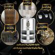 قفل آریا مدل فولادی نشکن کد OG3M-95 سایز 95 میلی‌متر به همراه 6 کلید