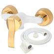 شیر سرویس بهداشتی ایلمان مدل موج W/G به همراه شلنگ توالت