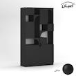 کتابخانه پنج طبقه اعیان مدل FH847