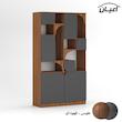 کتابخانه پنج طبقه اعیان مدل FH847