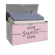  باکس لباس و نظم دهنده طرح لینن مدل HOME SWEET HOME کد S2