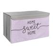  باکس لباس و نظم دهنده طرح لینن مدل HOME SWEET HOME کد S2