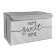  باکس لباس و نظم دهنده طرح لینن مدل HOME SWEET HOME کد S2
