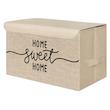  باکس لباس و نظم دهنده طرح لینن مدل HOME SWEET HOME کد S2