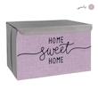  باکس لباس و نظم دهنده طرح لینن مدل HOME SWEET HOME کد S2