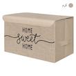  باکس لباس و نظم دهنده طرح لینن مدل HOME SWEET HOME کد S2