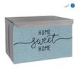  باکس لباس و نظم دهنده طرح لینن مدل HOME SWEET HOME کد S2