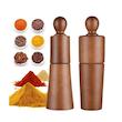 فلفل ساب و نمک ساب مدل عروس و داماد مجموعه 2 عددی