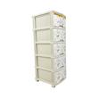 فایل کشویی رزگلد مدل  5 کشو A4 مرمر R698