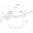 زودپز ایکیا مدل  365 Pressure cooker گنجایش 6 لیتر