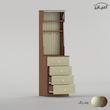 کنسول اعیان مدل کافه بار کد FH1015 طول 50 سانتی متر 