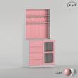 کنسول اعیان مدل کافه بار کد FH1002 طول 90 سانتی متر