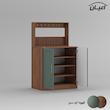 کنسول اعیان مدل کافه بار کد FH836 طول 80 سانتی متر
