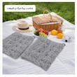 بالش نشیمن صندلی خودرو مدل طبی پنج دوخت مجموعه ۲ عددی