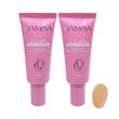 کرم پودر BB مایع SPF15 دامیثا شماره 02 مناسب برای انواع پوست حجم 30 میلی‌لیتر بسته 2 عددی