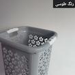 سبد رخت چرک مدل تسا طرح گل کد size 1
