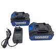 کارواش شارژی 25 بار 150 وات با موتور براشلس ویوارکس مدل  VR 2025 _ PW با حداکثر دبی آب 4 لیتر بر دقیقه