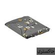 ملحفه ناتوسا مدل کشدار شکوفه یک و نیم نفره سایز 120x200 سانتی متر