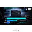اس اس دی اکسترنال سامسونگ مدل T9 ظرفیت 2 ترابایت رابط USB 3.2 Gen2
