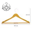 چوب لباسی طرح چوب افرا کد 43 بسته 24 عددی