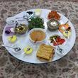 میز ناهارخوری چهار نفره مدل ژاپنی ۸ پایه