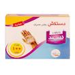دستکش یکبار مصرف نایلون سپید مدل جعبه ای کد 001 بسته 100 عددی