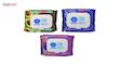 دستمال مرطوب پاک کننده آرایش دافی مدل Q10 fruit بسته 50 عددی مجموعه 3 عددی