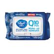 دستمال پاک کننده آرایشی دافی مدل Q10 PLUS ضد پیری بسته 50 عددی