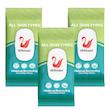 دستمال پاک کننده آرایش نیوساد مدل All Skin3 سه بسته 40 عددی