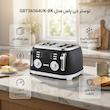 توستر 4 اسلایس جی پاس مدل GBT36564UK-BK