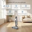 جارو شارژی عصایی بیسل مدل CrossWave HF3 با باتری 22 ولت، قابلیت سه کاره جاروکشی، شستشو و خشک کردن سطوح، تنظیم دو حالت تمیزکاری، سیستم تمیزکنندگی خودکار، فیلتر قابل شستشو و ضدعفونی 99.9 درصدی کف‌ها