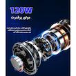 جارو شارژی دستی مدل 2IN1 LT-113CG-3 با موتور 120 وات، باتری 4000 میلی‌آمپر و فیلتر HEPA، مخزن قابل شست‌وشو و وزن سبک 0.8 کیلوگرم برای نظافت سریع و دقیق محیط‌های بسته و خودرو