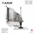 جارو شارژی عصایی آزور مدل AZ-320VC با باتری لیتیوم‌یونی، ظرفیت مخزن 0.55 لیتر، قدرت موتور 110 وات، قابلیت استفاده دستی و عصایی و امکان تا شدن تا 90 درجه برای دسترسی به نقاط سخت