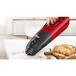 جارو شارژی عصایی بوش مدل BBHF214R با باتری لیتیوم-یون 14.4 ولت، قابلیت 2in1 پایه‌دار و دستی، وزن سبک 2.4 کیلوگرم، ظرفیت مخزن 0.4 لیتر و زمان شارژ سریع 5 دقیقه، مناسب نظافت فرش، مبلمان و خودرو
