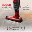 جارو شارژی عصایی بوش مدل BBHF214R با باتری لیتیوم-یون 14.4 ولت، قابلیت 2in1 پایه‌دار و دستی، وزن سبک 2.4 کیلوگرم، ظرفیت مخزن 0.4 لیتر و زمان شارژ سریع 5 دقیقه، مناسب نظافت فرش، مبلمان و خودرو