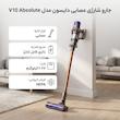 جارو شارژی عصایی دایسون مدل V10 Absolute با باتری لیتیوم‌یونی، فیلتر HEPA و 2 سری نظافتی Motorbar و Soft roller