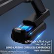 جارو شارژی عصایی تفال مدل TY6A35 با باتری لیتیوم‌یونی 18 ولت، مکش 30 ایر وات و حالت‌های خودکار ECO و SURFACE، مجهز به ماشه BOOST و شارژدهی 45 دقیقه‌ای