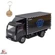 ماکت ماشین ناب سل مدل کامیونت فلزی ایسوزو یخچال دار چراغدار موزیکال Isuzu truck metal car with lights and music