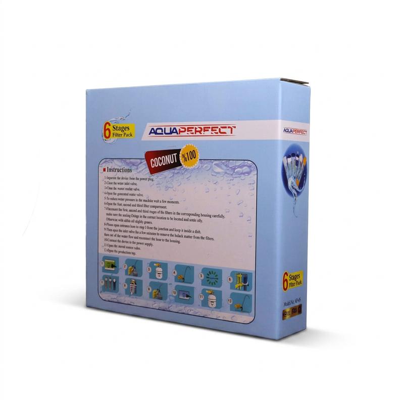 فیلتر دستگاه تصفیه آب آکواپرفکت راد مدل AP-6S مجموعه 6 عددی