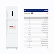 یخچال فریزر 30 فوت سی یلو مدل یخچال وفریزر DT32