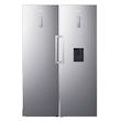 یخچال و فریزر دوقلو 40 فوت هایسنس مدل RS370S/FS270S، دارای نمایشگر و بدون برفک، با ارتفاع 186، پهنای 120 و عمق 67 سانتی‌متر، میزان مصرف انرژی A+، دارای 5 طبقه در یخچال و 5 کشو در فریزر، دارای سیستم نوفراست