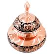 قندان مسی مدل الماس تراش طرح خاص کد Internal20p15