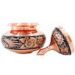 قندان مسی مدل الماس تراش طرح خاص کد Internal20p15