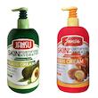 کرم مرطوب‌کننده دست و صورت و بدن جانسو مدل آووکادو و روغن آرگان مناسب برای انواع پوست حجم 500 میلی‌لیتر بسته 2 عددی