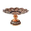 شیرینی خوری مسی نگارستان نيلی مدل الماس تراش کد silver26