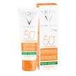 کرم ضد آفتاب بدون رنگ ویشی SPF 50 مدل کاپیتال سولیل ‌مناسب انواع پوست‌ حجم 50 میلی‌لیتر