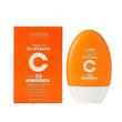 کرم ضد آفتاب بی‌رنگ دست، صورت سادور SPF 50 مدل Vitamin C ×5 ‌، محافظ +++UVA،UVB،PA، مناسب برای انواع پوست حجم ۵۰ میلی‌لیتر